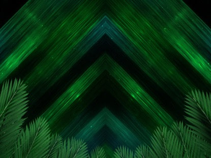 Vivid Fibers Palm Branches Dark