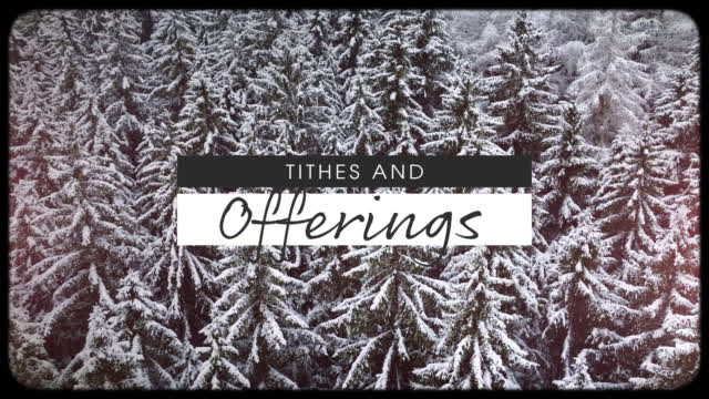 Retro Winter Tithes And Offerings