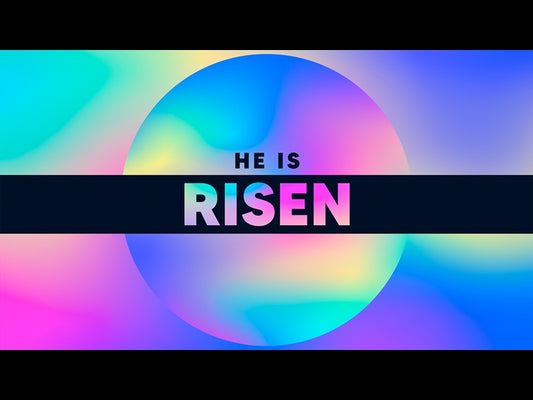 Spring Gradient He Is Risen