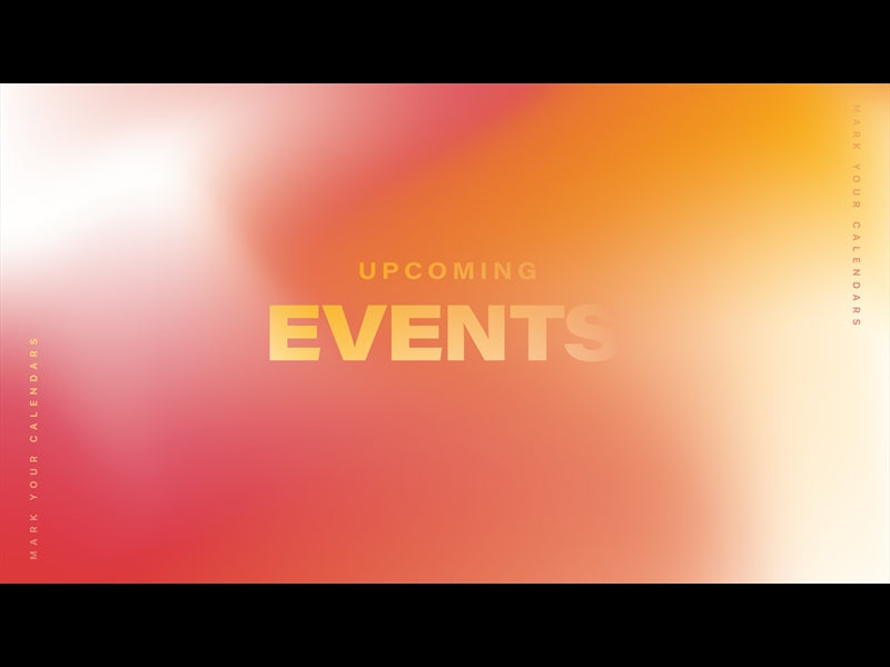 A Faithful God Upcoming Events