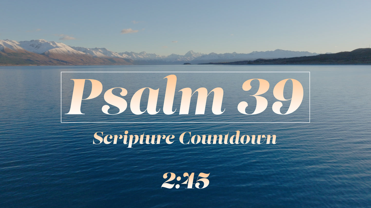 Mt Cook Scripture Countdown