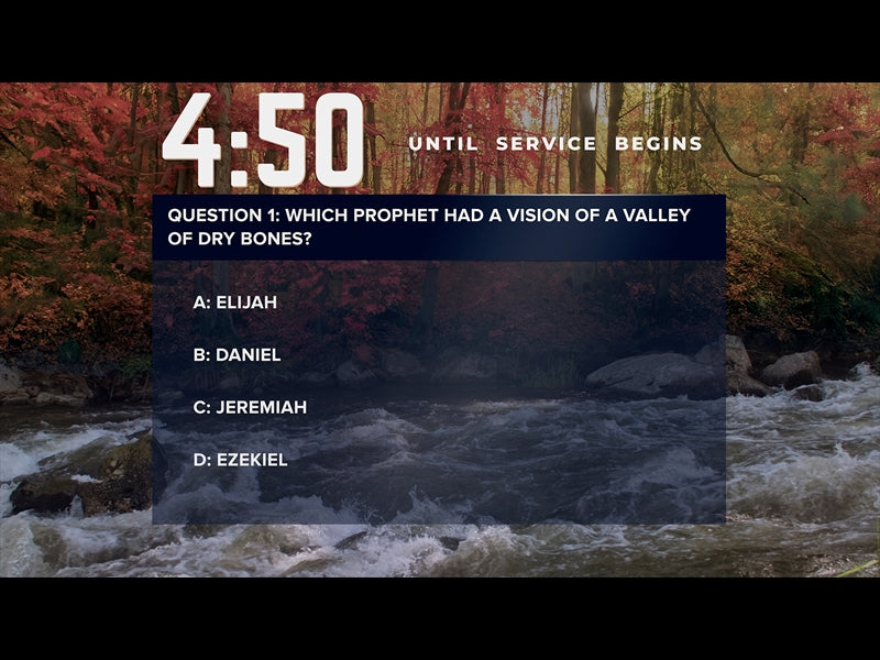 Northwest Fall Trivia Countdown