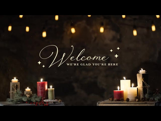 Rustic Christmas Welcome