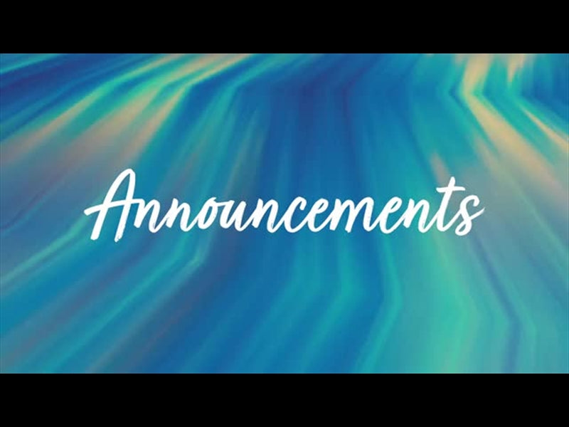 Color Edge Motion - Announcements