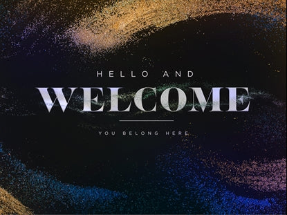 New Years Shimmer Hello And Welcome