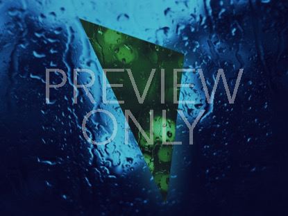 Green Blue Triangle Geo