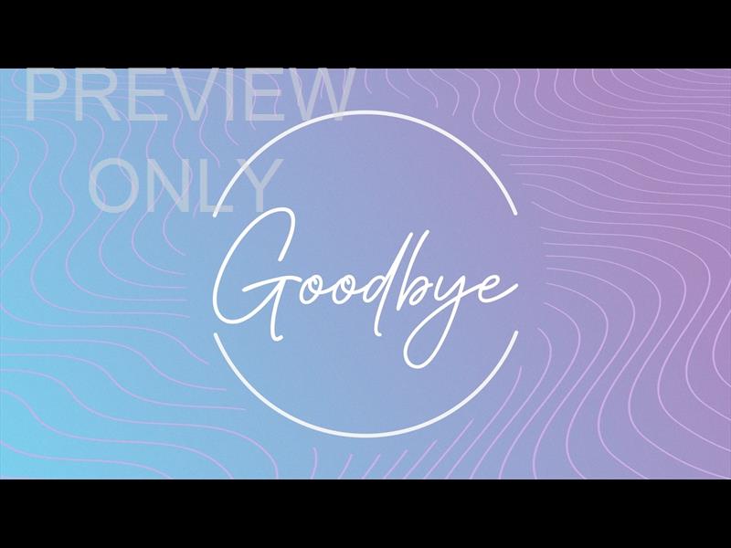 Lavender Waves Still Goodbye