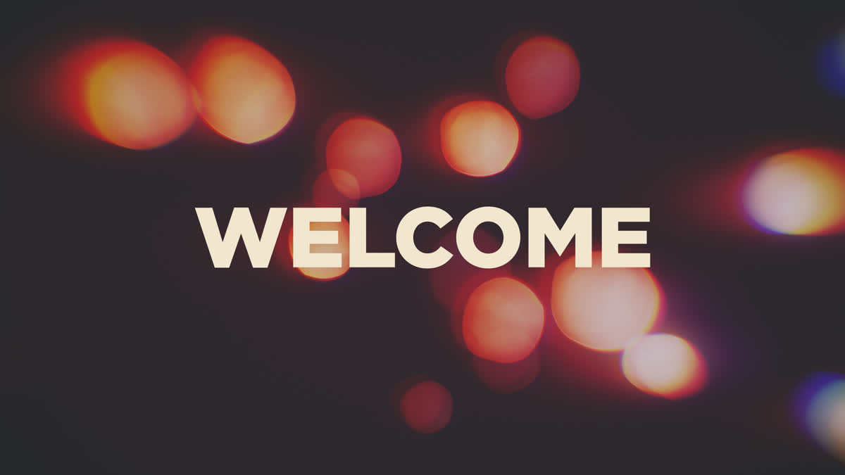 Blissful Bokeh Welcome