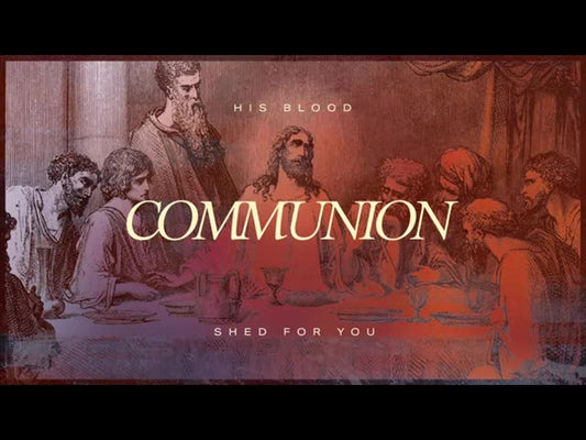 Easter Etching - Maundy Thursday Communion Title