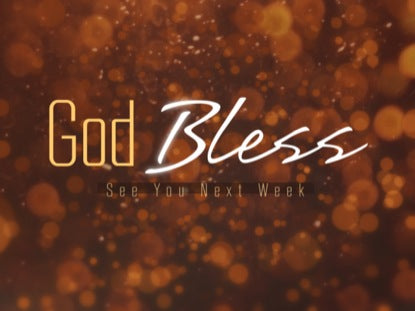 Golden God Bless Bokeh