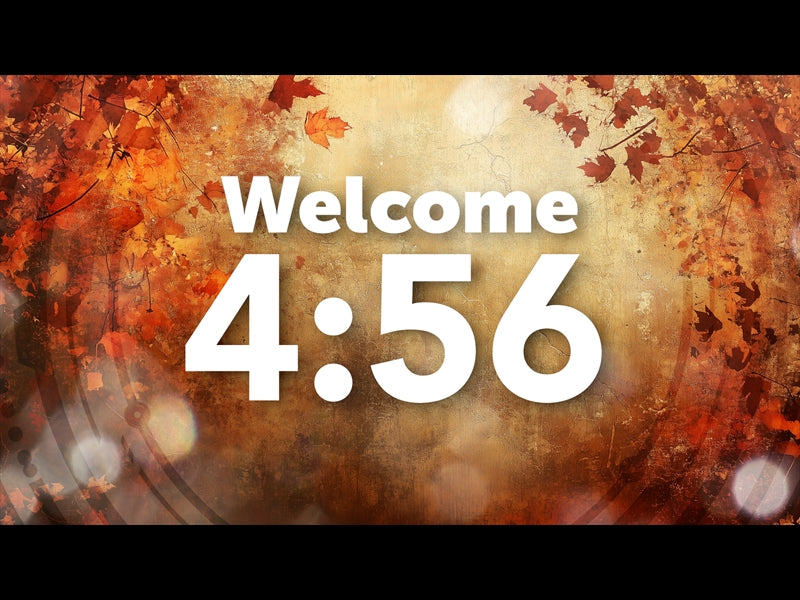 Golden Brown Fall Countdown