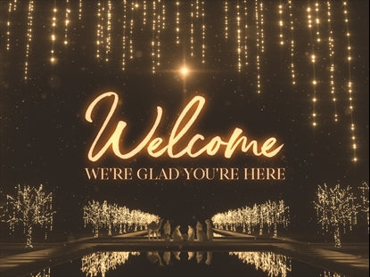 Christmas Gold Welcome