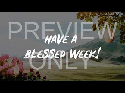 Spring - Blessing Still Background
