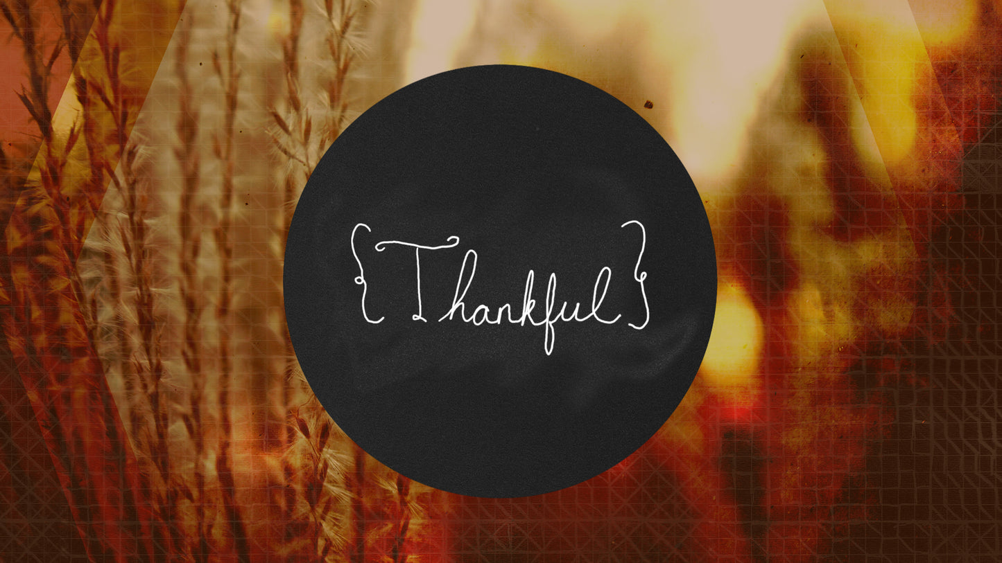 Autumn Grid Thankful Still