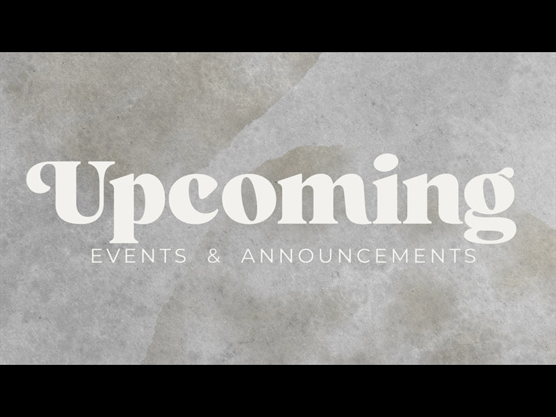 Clean Slate Upcoming