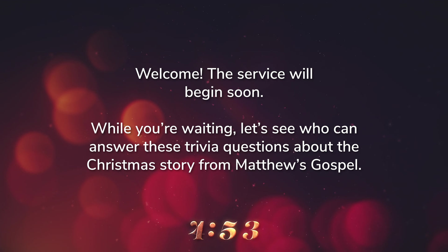 Christmas Flourish Trivia Countdown
