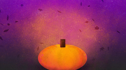 Painted Autumn Pumpkin 03