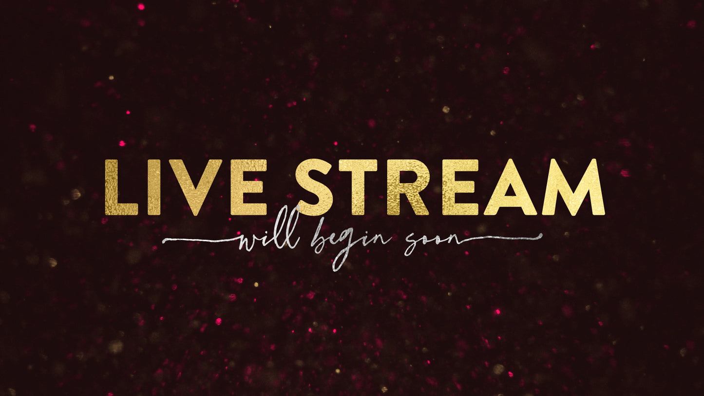 Christmas Glitter Live Stream Still