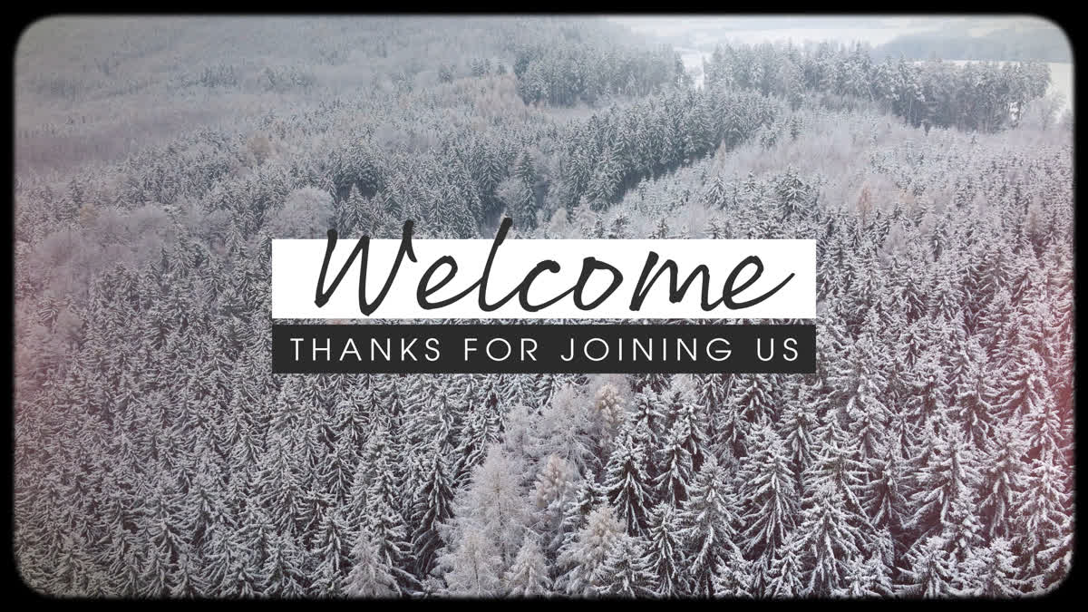 Retro Winter Welcome