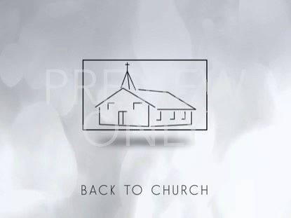 Back To Church White Still