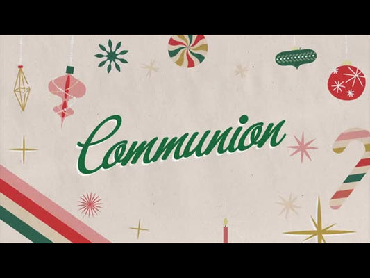 Vintage Christmas Communion