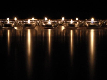 Reflective Candles Blank Motion