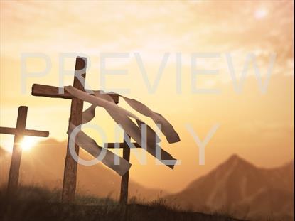 Resurrection Calvary Cloth Closeup