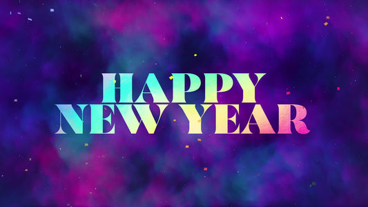 Glitter Fog Happy New Year