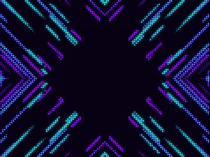 Led Wall Teal Purple Fast