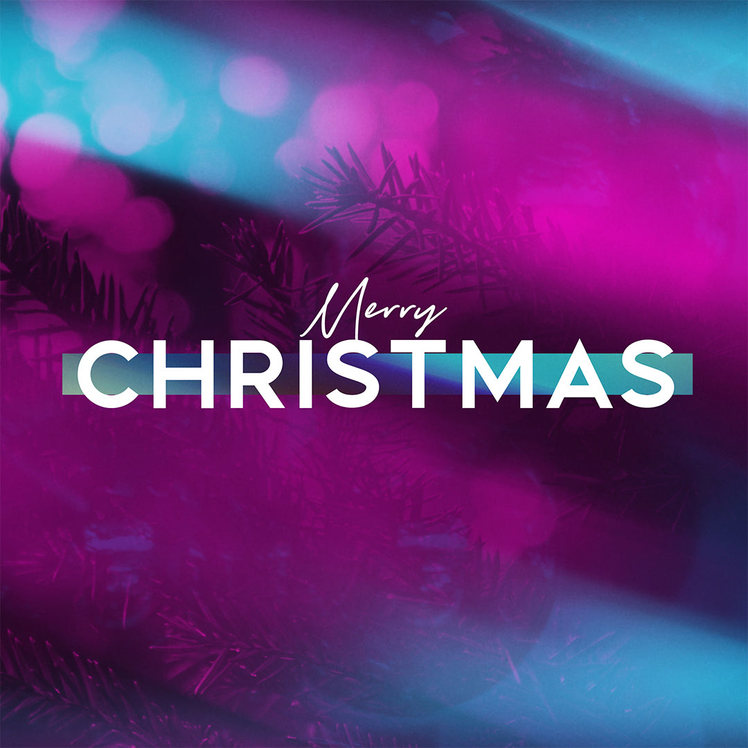 Christmas Light Social Graphic Merry Christmas