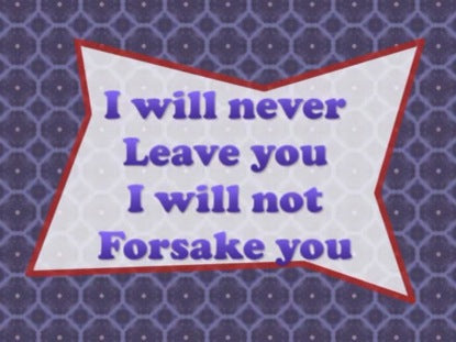 I Will Never Leave You