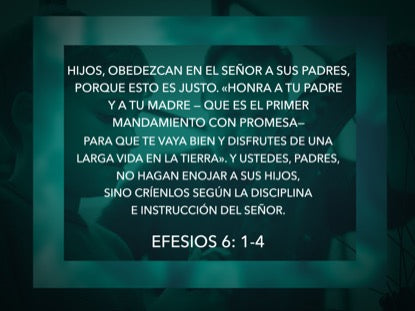 Awesome Dads Scripture Motion - Spanish