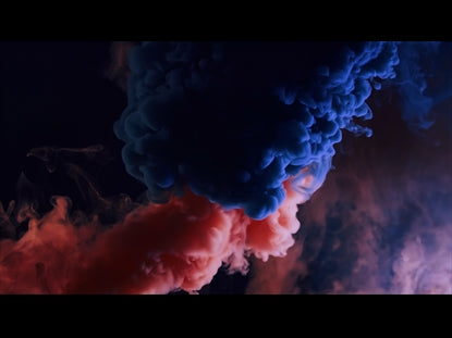 Pink And Blue Collision