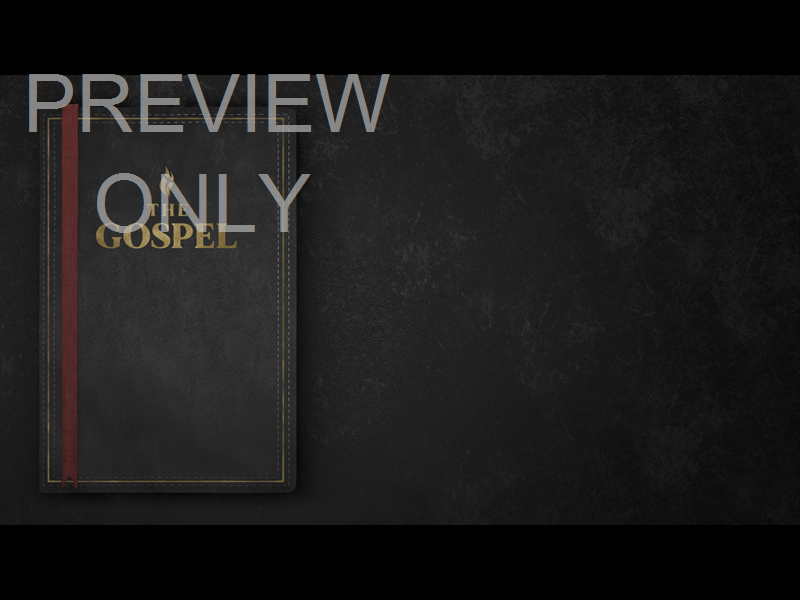 Title: The Gospel - Book Side Black Still