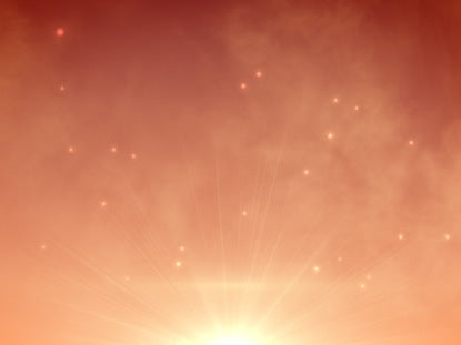 Sunrise Clouds Particles Still