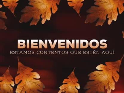 Autumn Glow Welcome Motion - Spanish