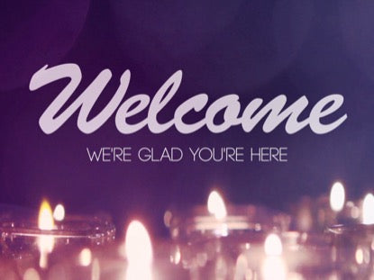 Advent Candles Welcome Motion
