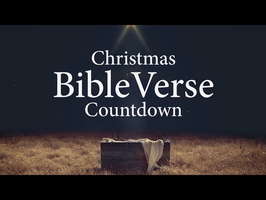 Christmas Bible Verse Countdown