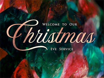 Christmas Glass Christmas Eve