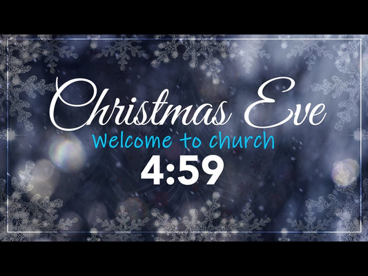 Magical Christmas Eve Service Countdown