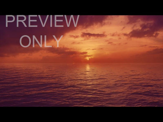 Seascape Red Sunset