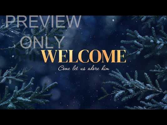 Christmas Wintertide Welcome Christmas Still