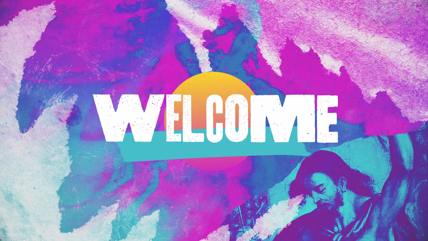 Holy Week Paint Welcome Still