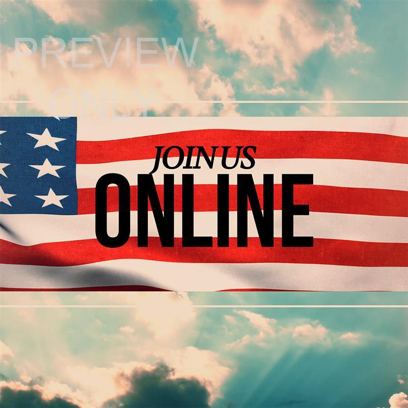Veterans Day Social Graphic Join Us Online