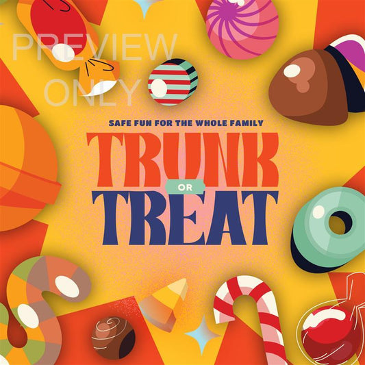 Trunk Or Treat - Safe Fun Social Graphic Main