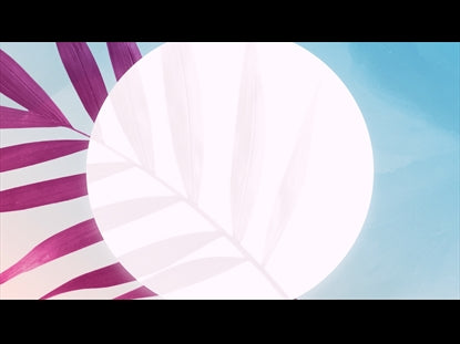 Modern Palm Magenta Loop