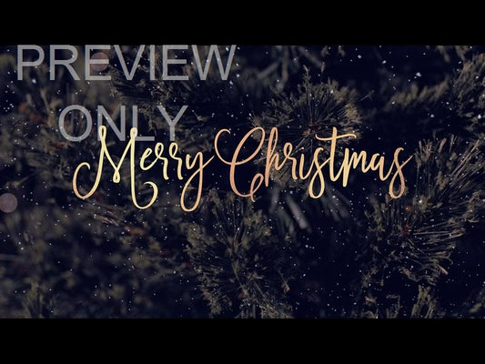 Christmas Tree Merry Christmas Still