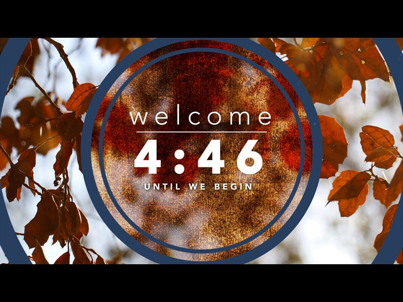 Leaves In Autumn Countdown