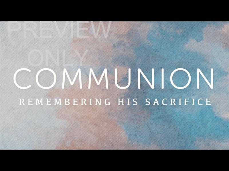 Summer Canvas Communion Still