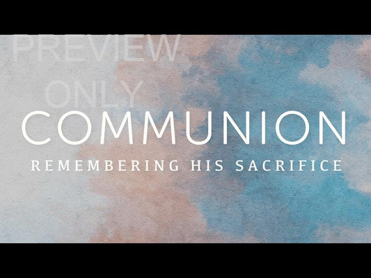 Summer Canvas Communion Still